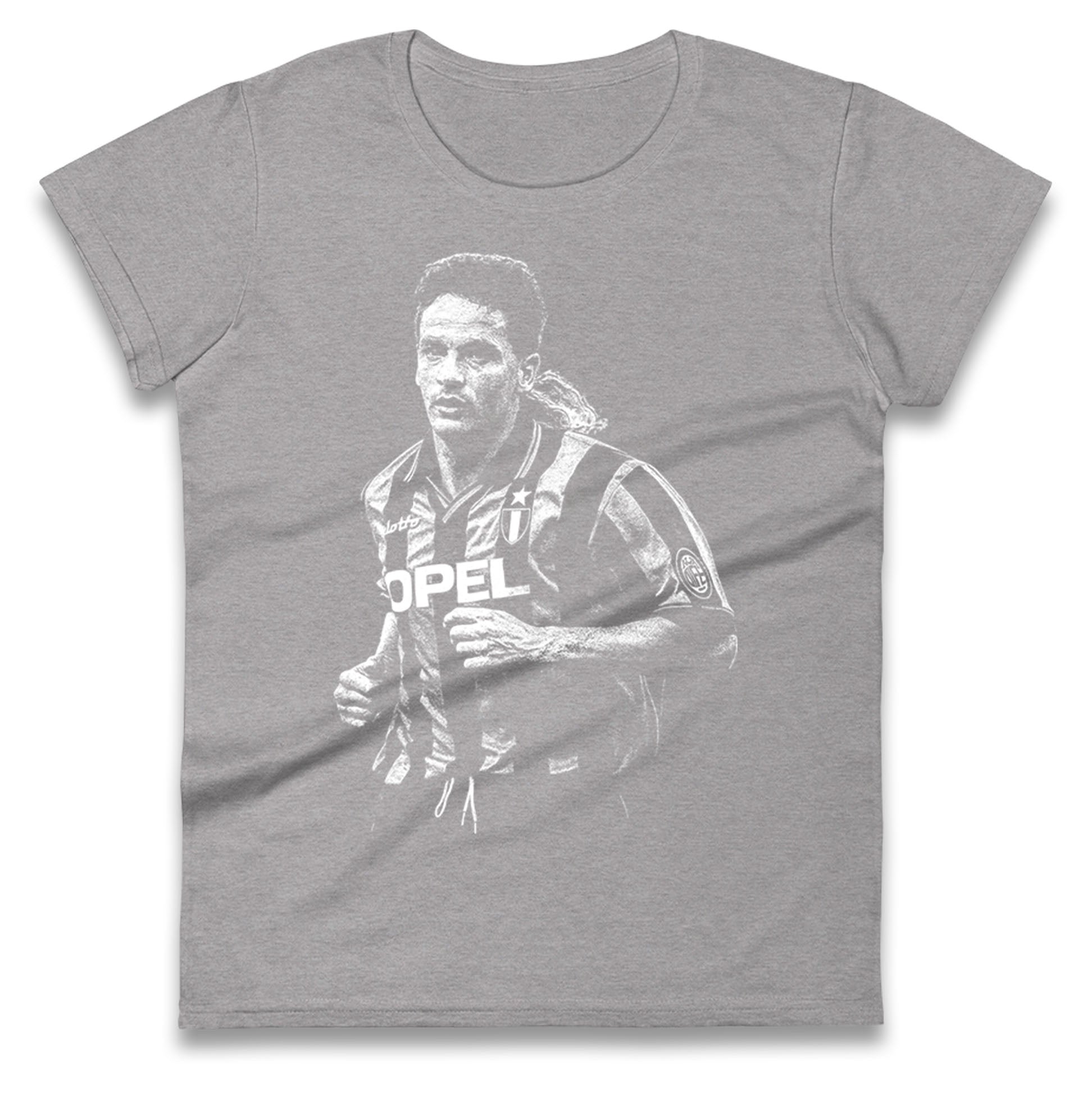 Roberto Baggio Italy Ladies T Shirt