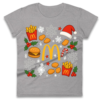 McDonalds Christmas Ladies T Shirt
