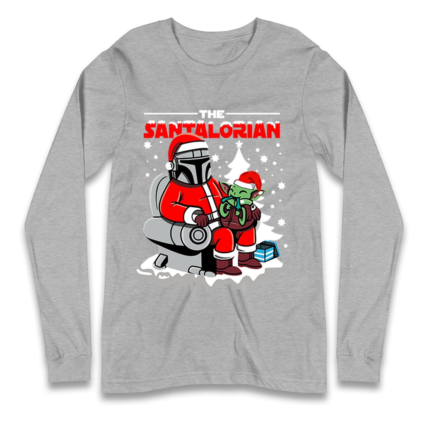 Mandalorian Christmas Longsleeve T Shirt