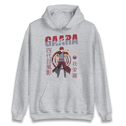 naruto shippuden gaara the fourth kazekage hoodie