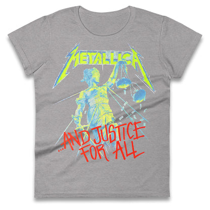 Metallica And Justice For All Ladies T Shirt