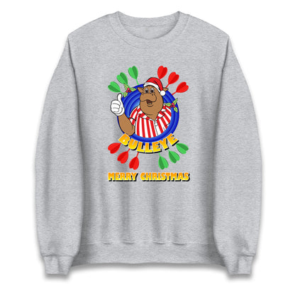 Bullseye Dart Board & Darts Christmas Jumper