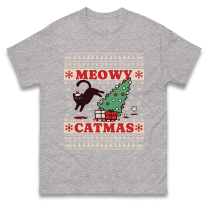 Christmas Cat T Shirt