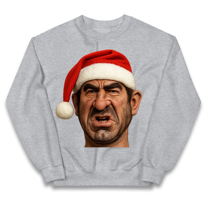Eric Cantona Xmas Kids Jumper