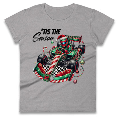 F1 Karting Tis The Season Christmas Ladies Shirt