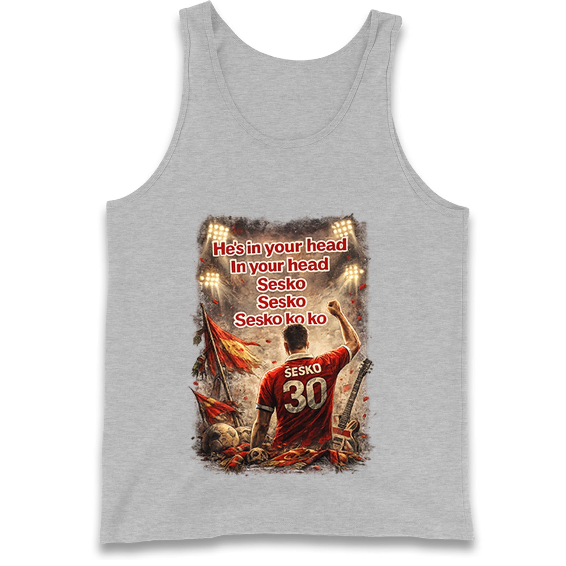 He's in Your Head in Your Head Sesko Sesko Sesko ko ko Tank Top