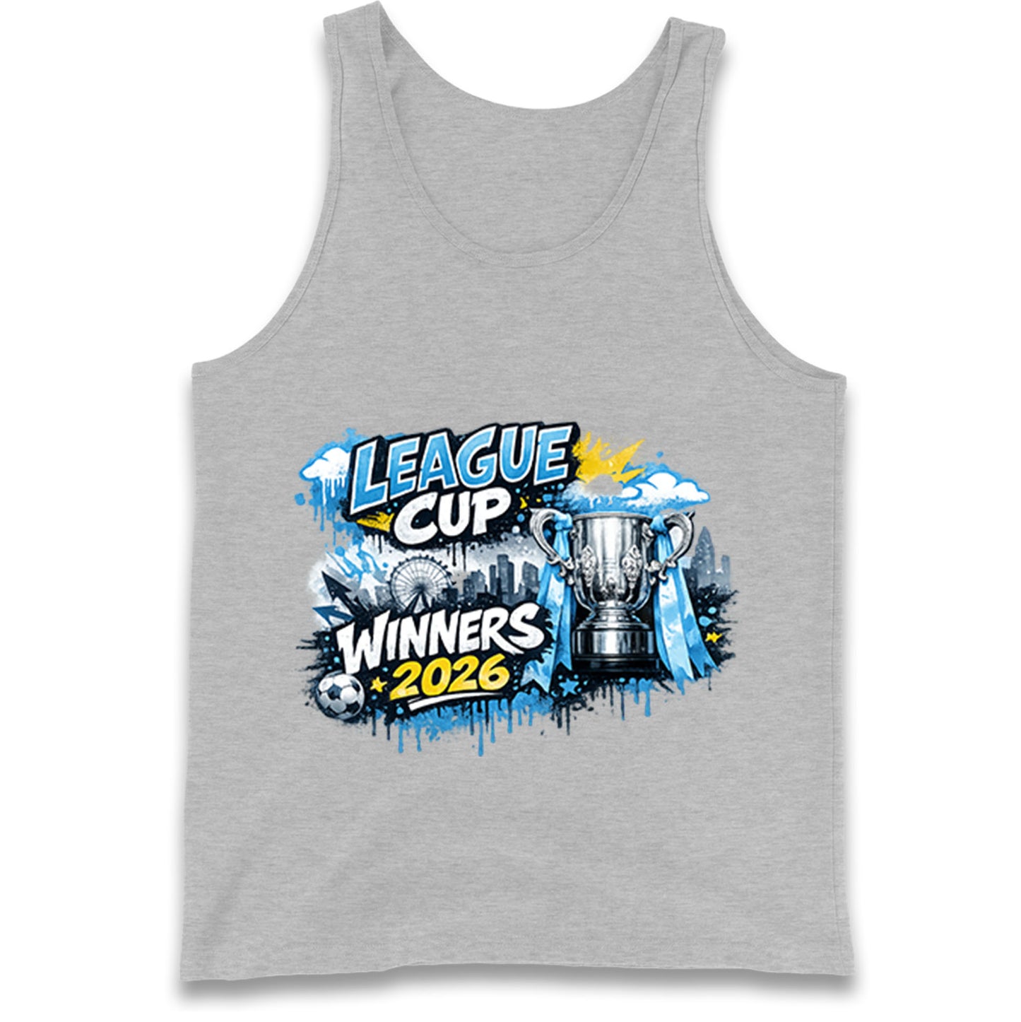 Man City League Cup Winners 2026 Tank Top