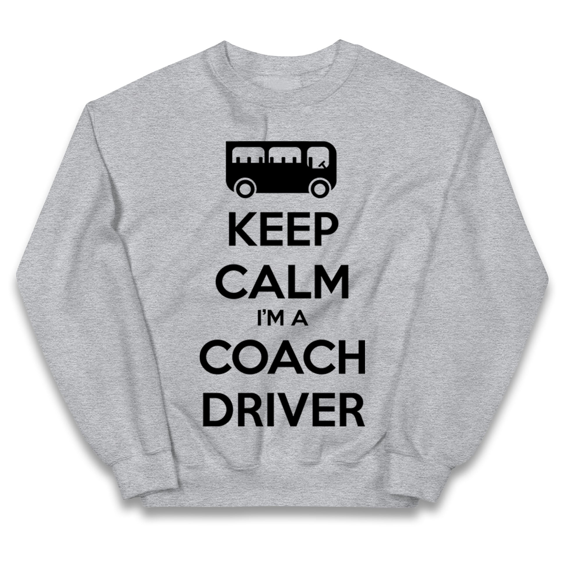 Keep Calm I’m a Coach Driver Kids Jumper