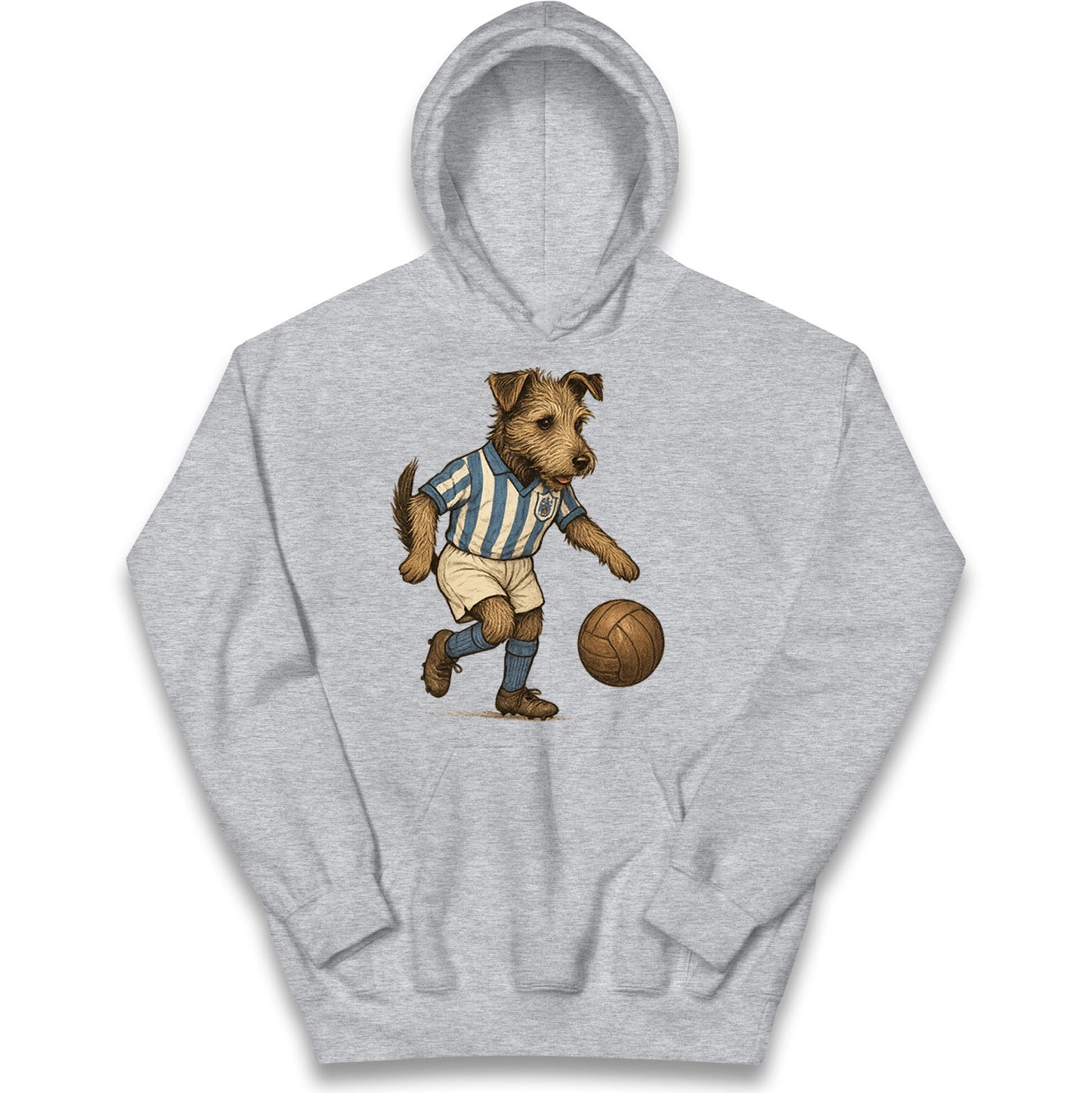 Retro Huddersfield Town Christmas Kids Hoodie