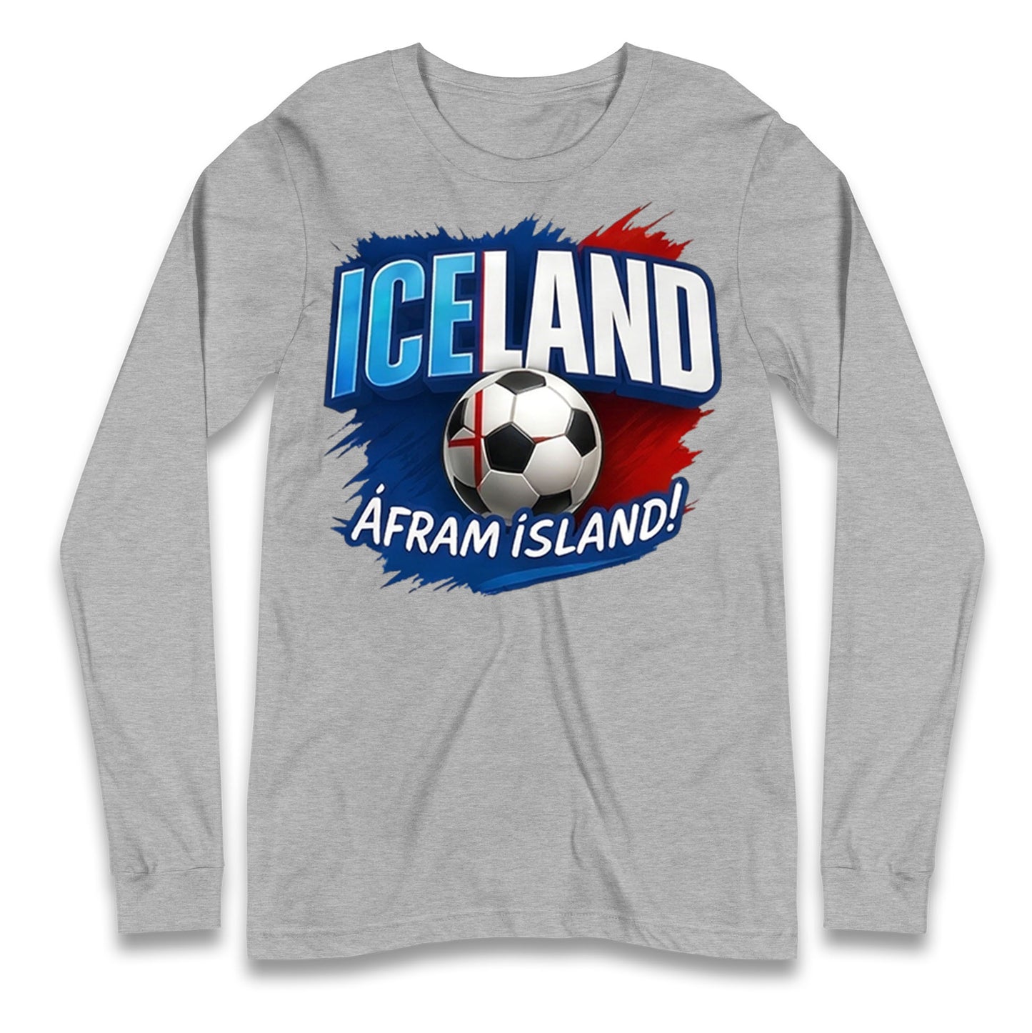 Iceland Retro World Cup Longsleeve T Shirt