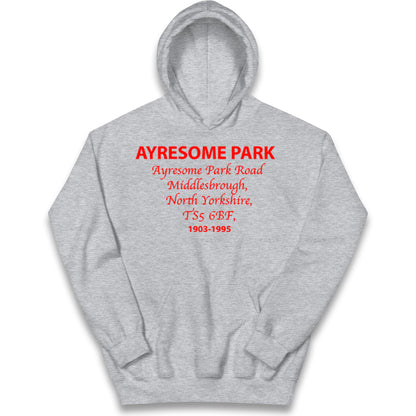Middlesbrough Ayresome Park Kids Hoodie