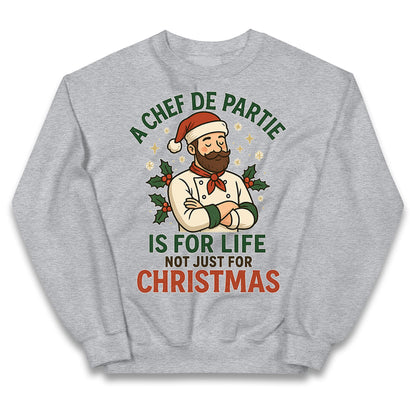 Chef De Partie Christmas Kids Jumper 