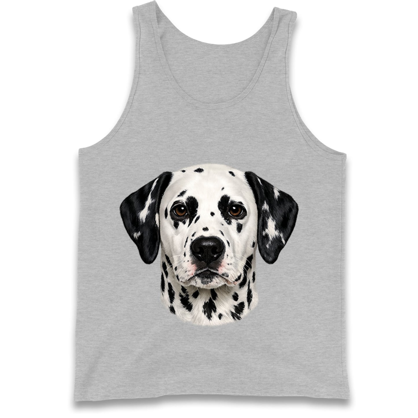 Dalmatian Dog Face Tank Top