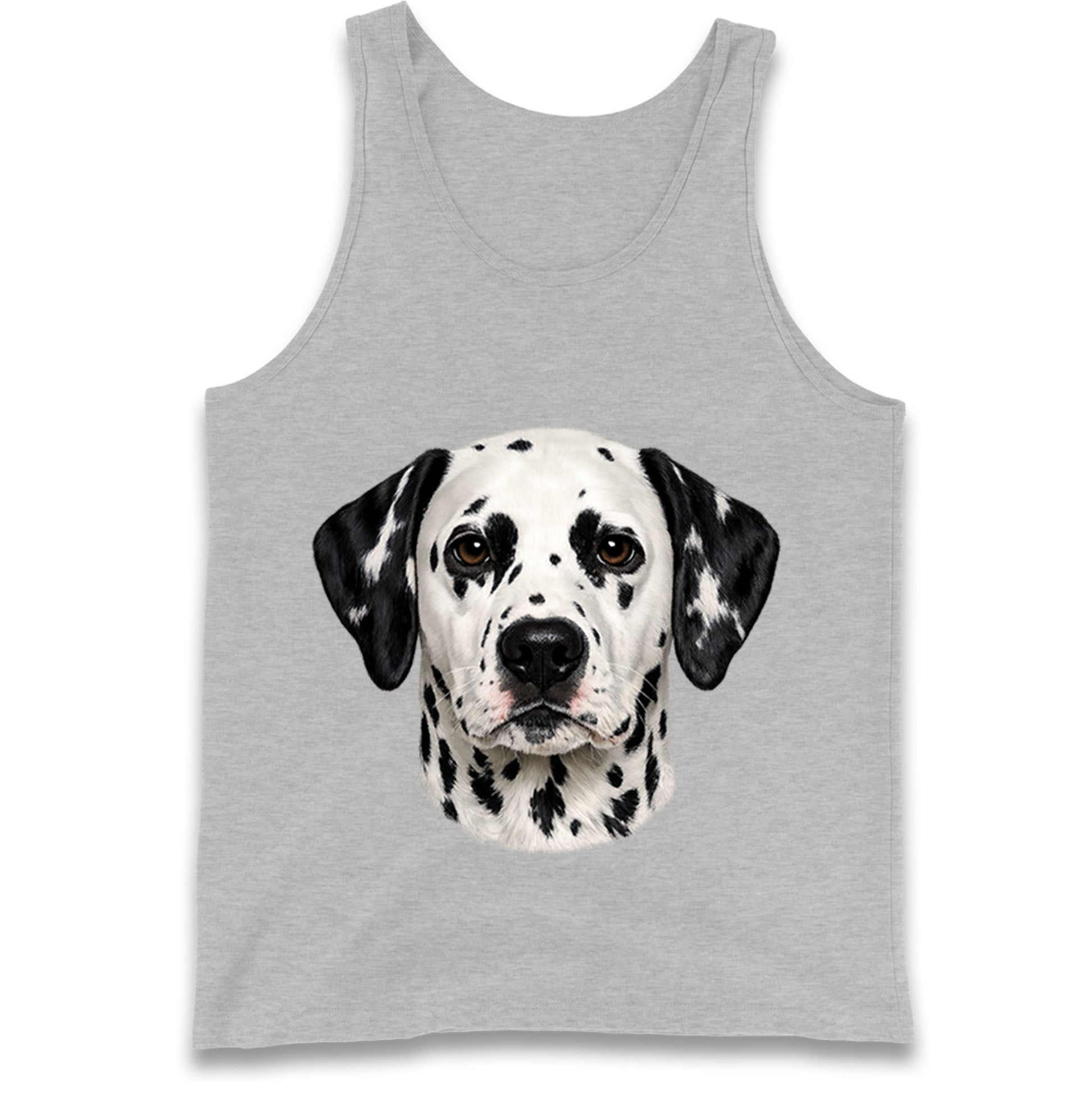 Dalmatian Dog Face Tank Top