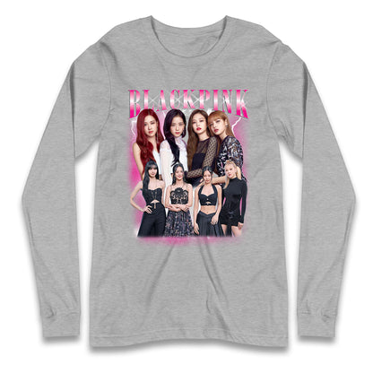 Black Pink Longsleeve T Shirt