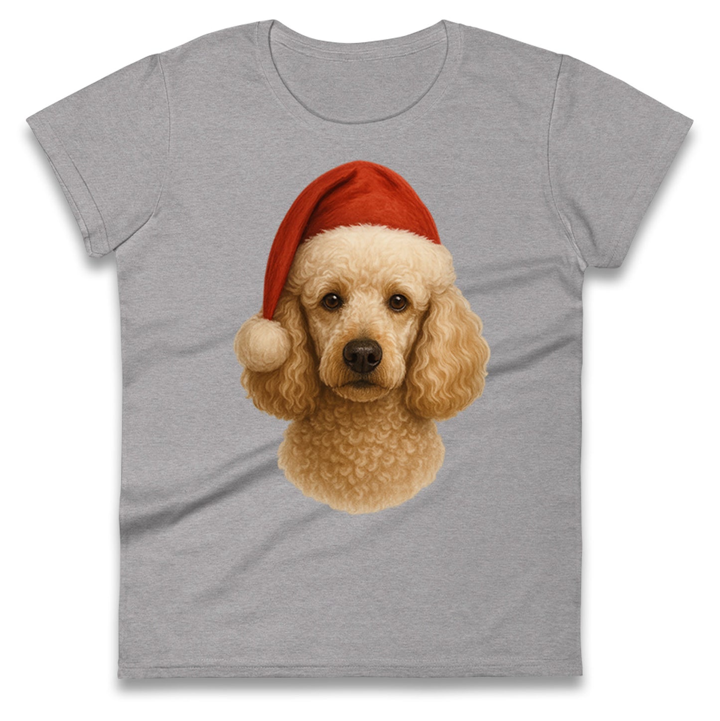 Poodle Face Ladies T Shirt