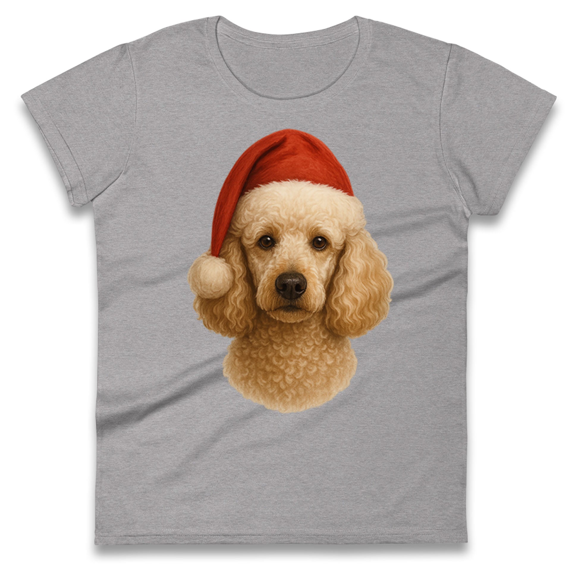 Poodle Face Ladies T Shirt