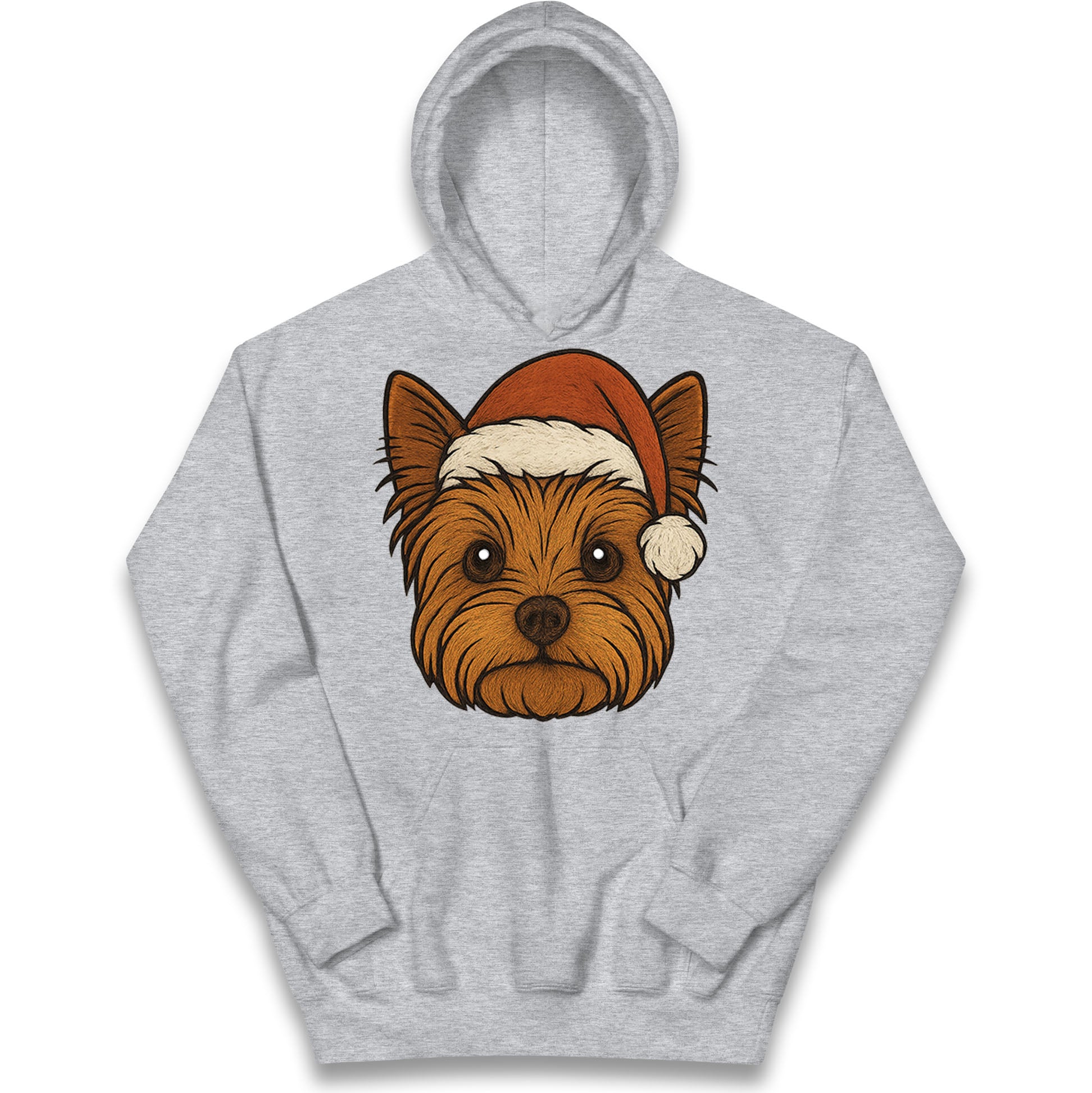 Yorkshire Terrier Christmas Kids Hoodie