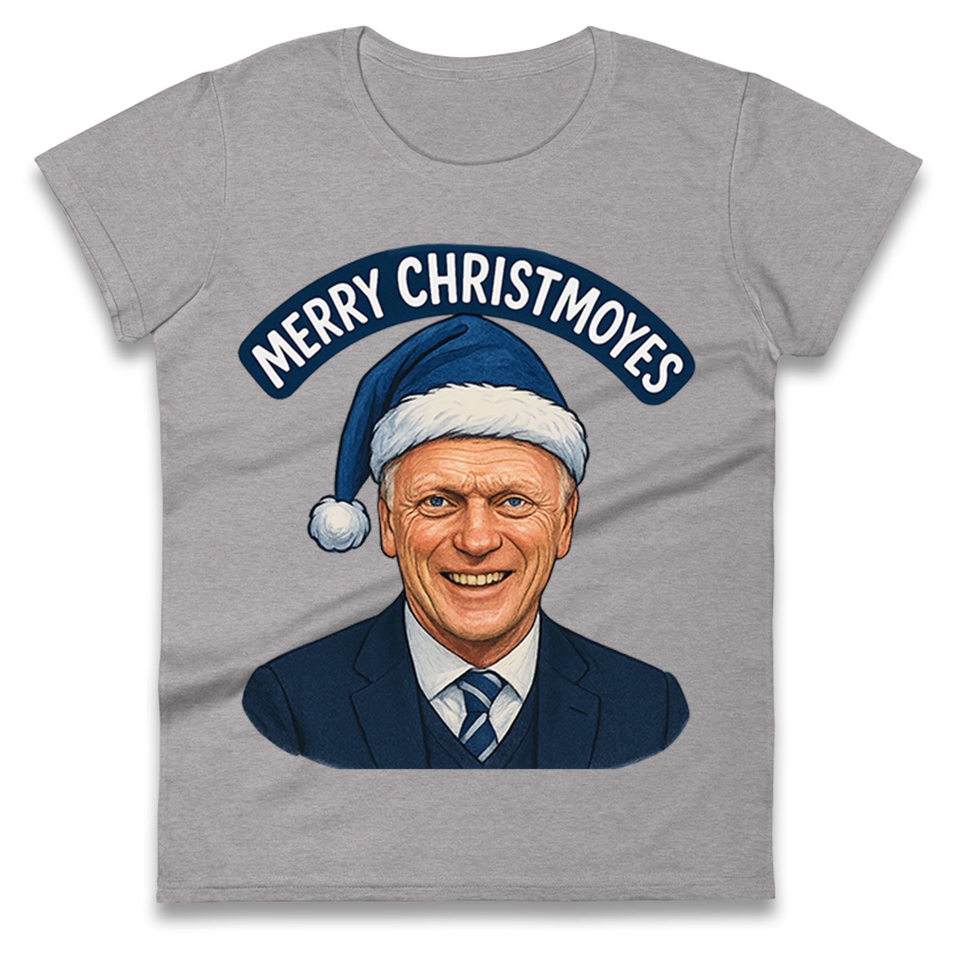 Everton Christmas Ladies T Shirt