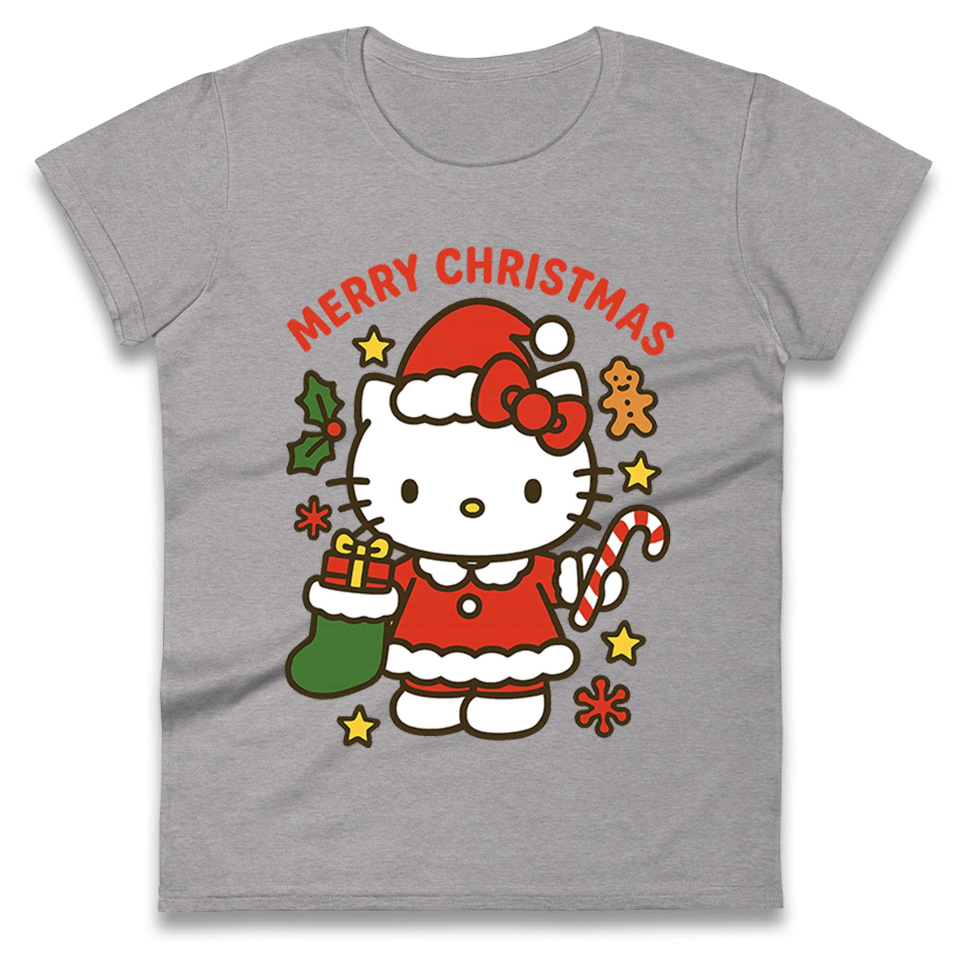 Hello Kitty Christmas Ladies T Shirt
