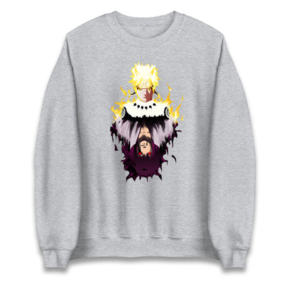 naruto uzumaki and sasuke uchiha sweatshirt