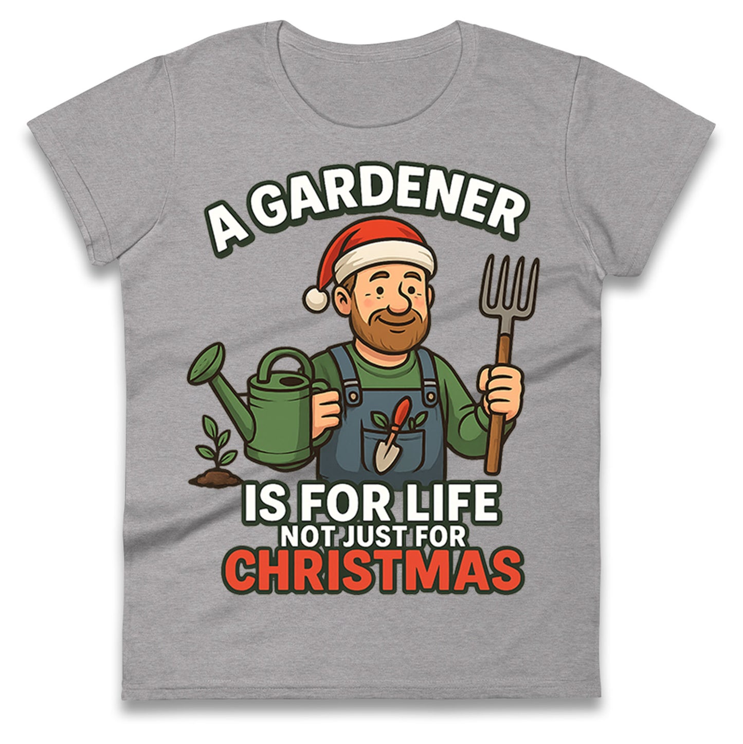 Gardener Christmas Ladies T Shirt