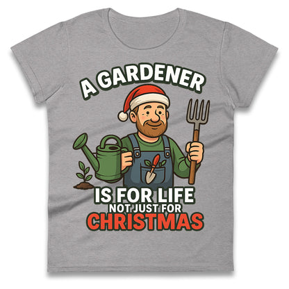 Gardener Christmas Ladies T Shirt