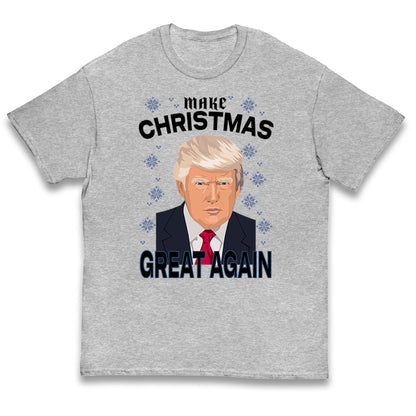 Make Christmas Great Again Kids T Shirt