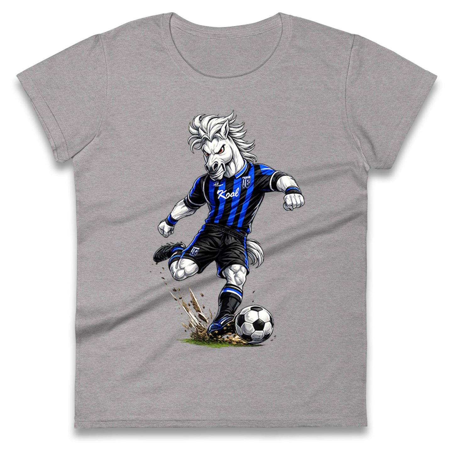 Retro Gillingham Football Ladies T Shirt