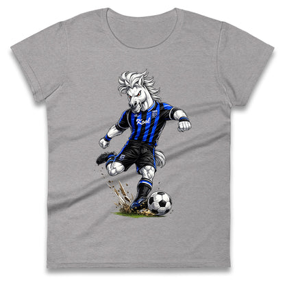 Retro Gillingham Football Ladies T Shirt