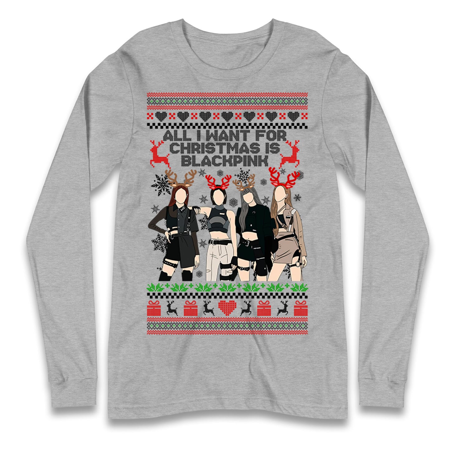 BlackPink Christmas Longsleeve T Shirt