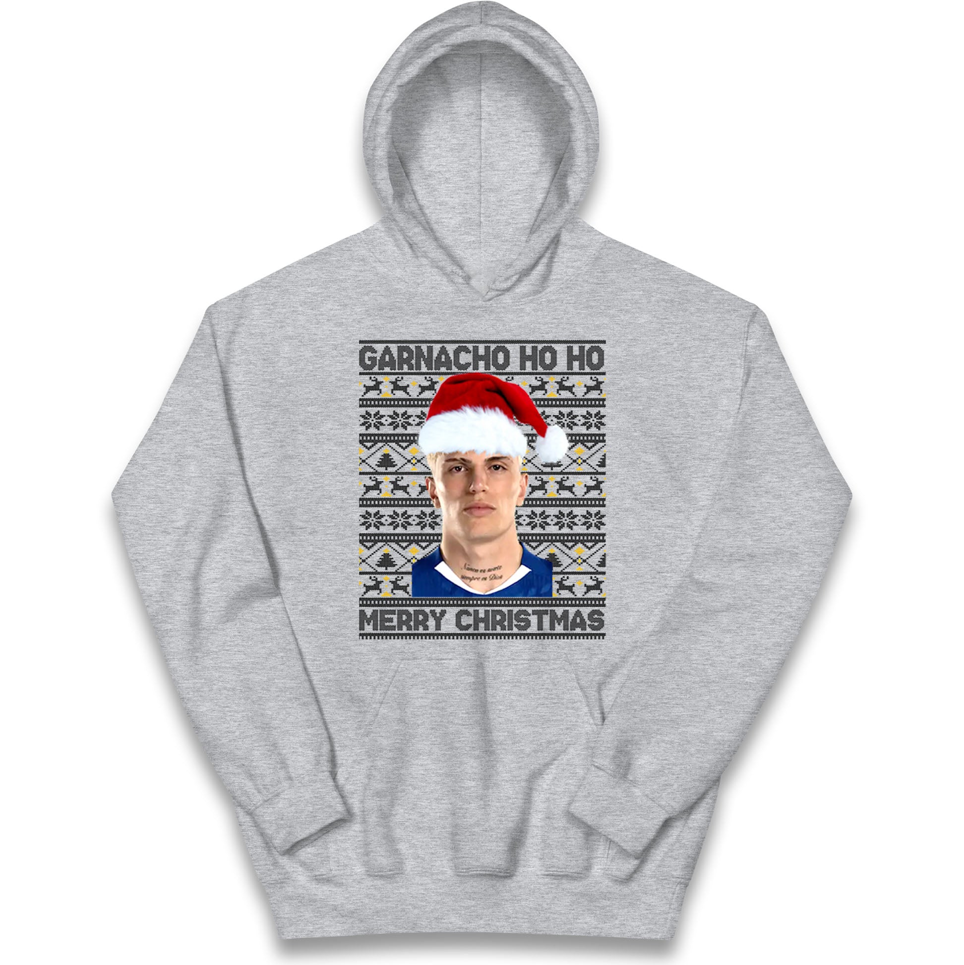 Garnacho Christmas Kids Hoodie