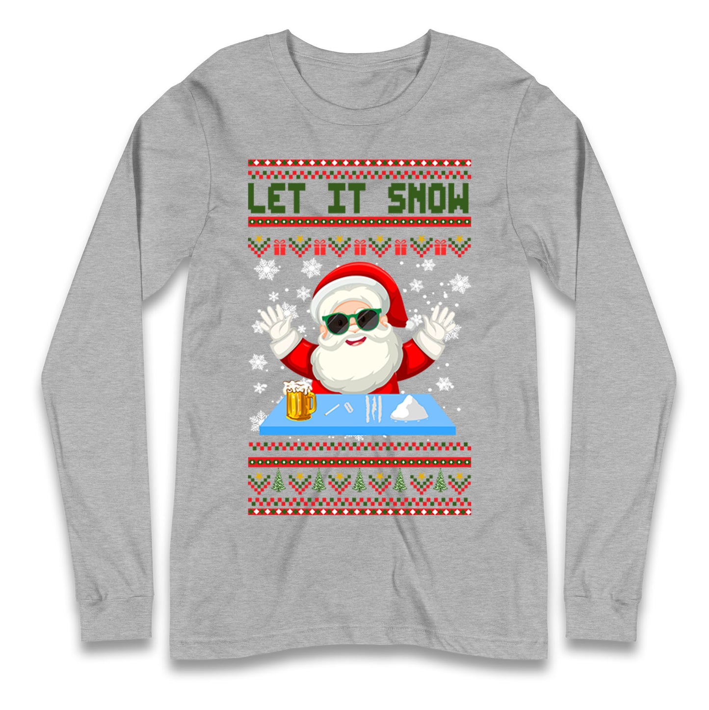 Santa Claus Christmas Longsleeve T Shirt