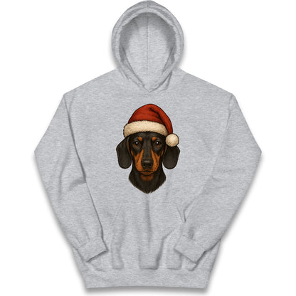 Dachshund Christmas Kids Hoodie