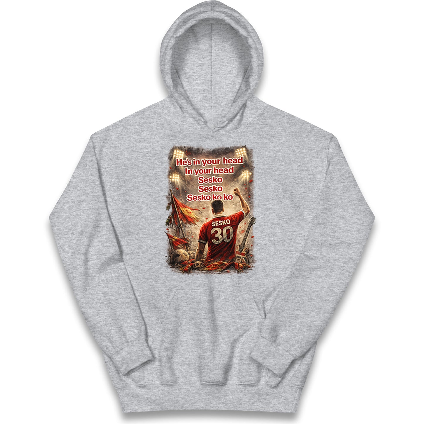 He's in Your Head in Your Head Sesko Sesko Sesko ko ko Kids Hoodie