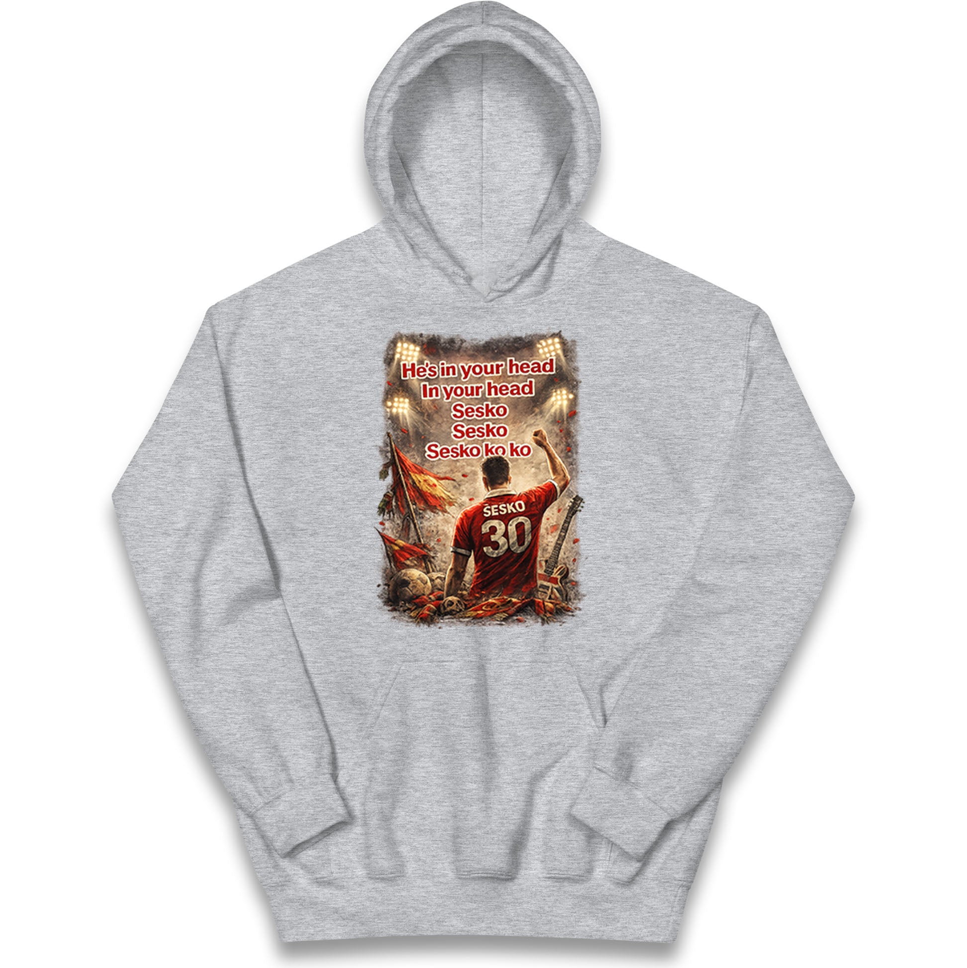 He's in Your Head in Your Head Sesko Sesko Sesko ko ko Kids Hoodie