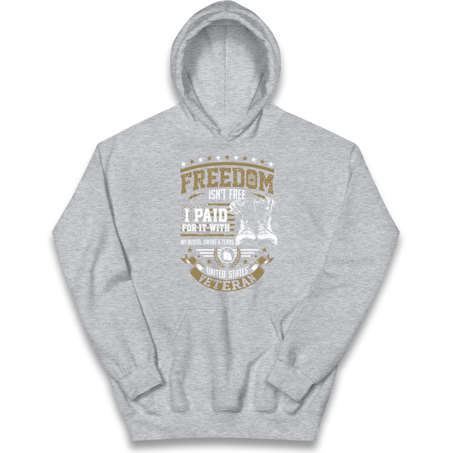 United States Veteran Kids Hoodie