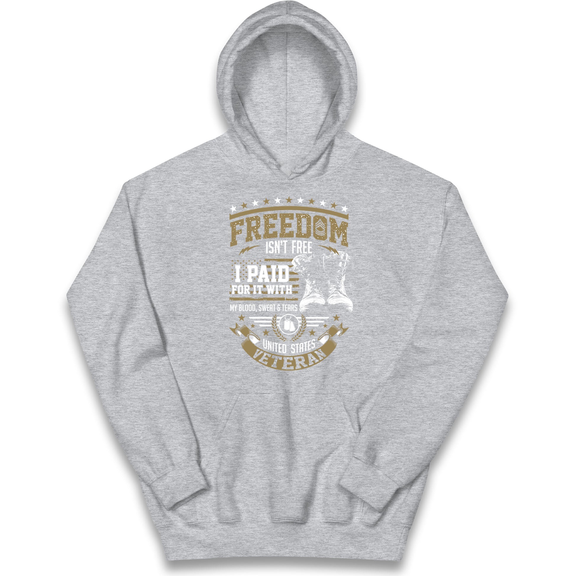 United States Veteran Kids Hoodie