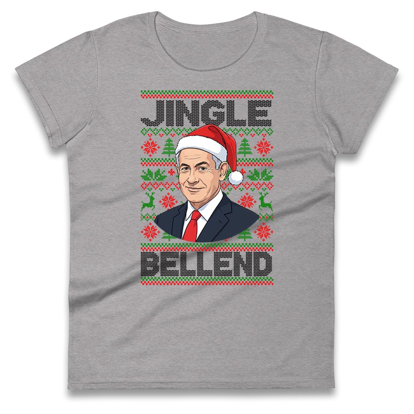 Jingle Bell End Ladies T Shirt 