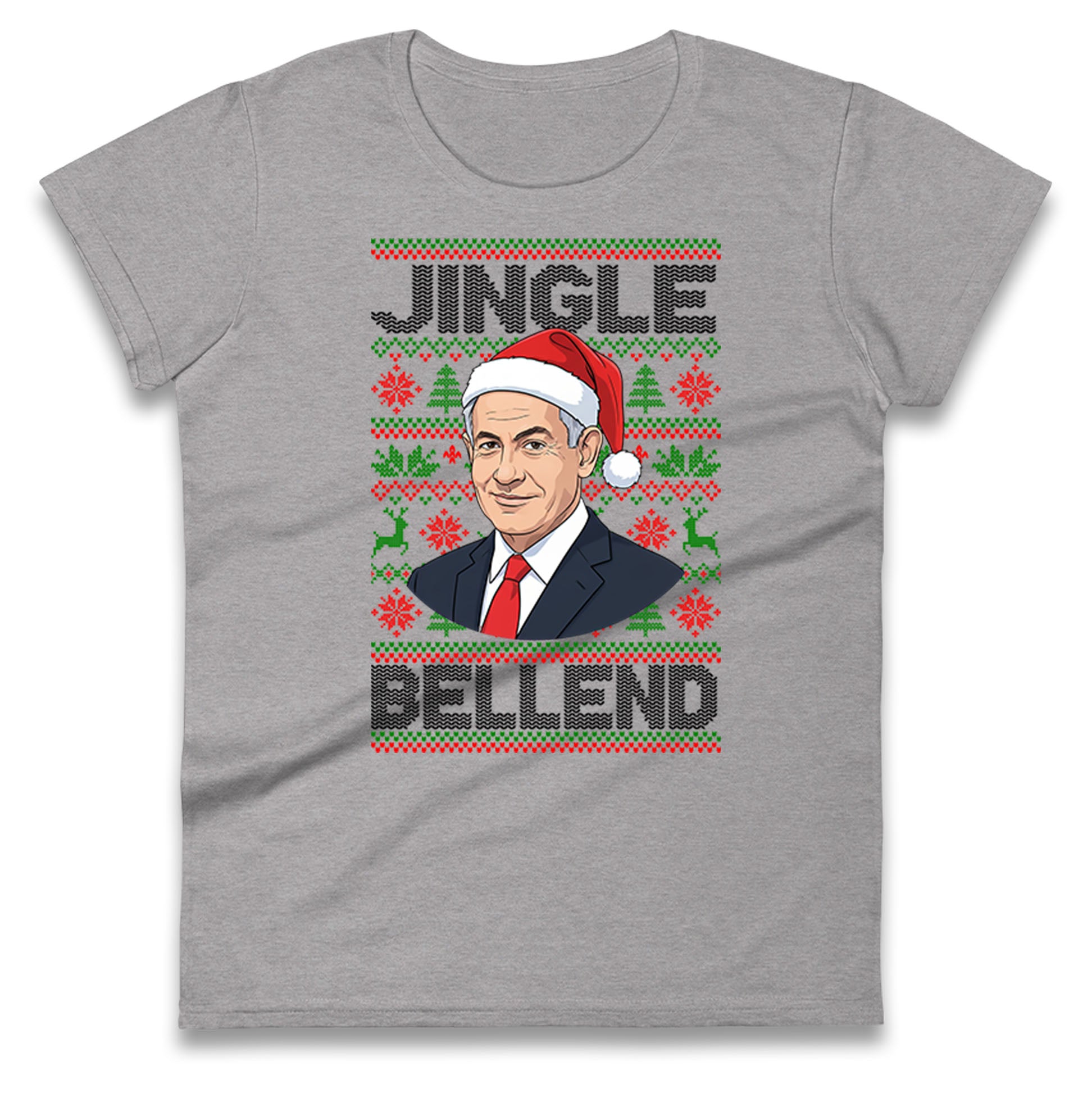 Jingle Bell End Ladies T Shirt 