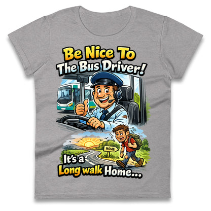 Bus Driver Ladies T Shirt