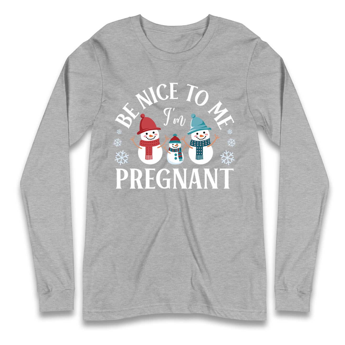Pregnant At Christmas Longsleeve T Shirt