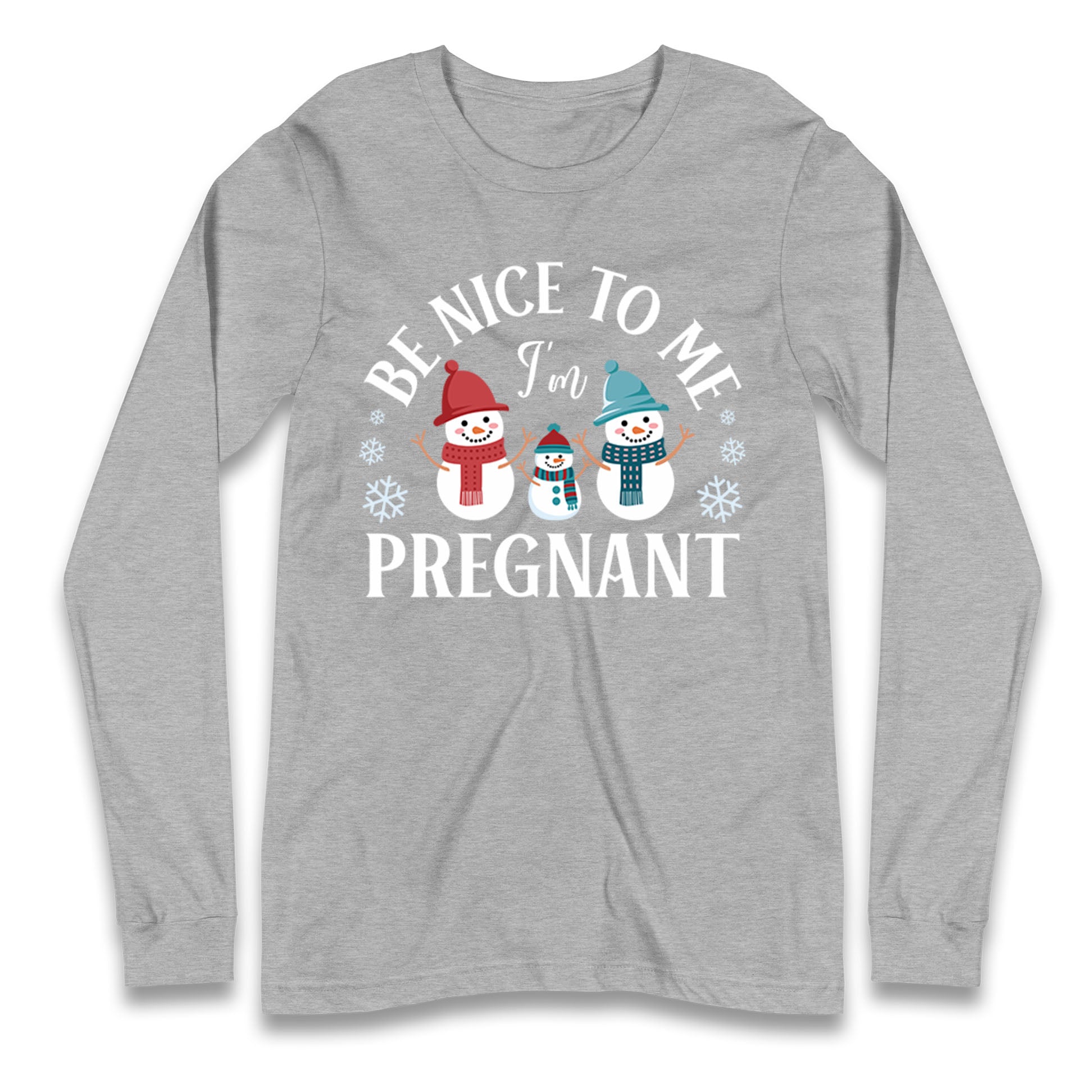 Pregnant At Christmas Longsleeve T Shirt