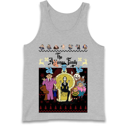 Scary Addams Christmas Tank Top