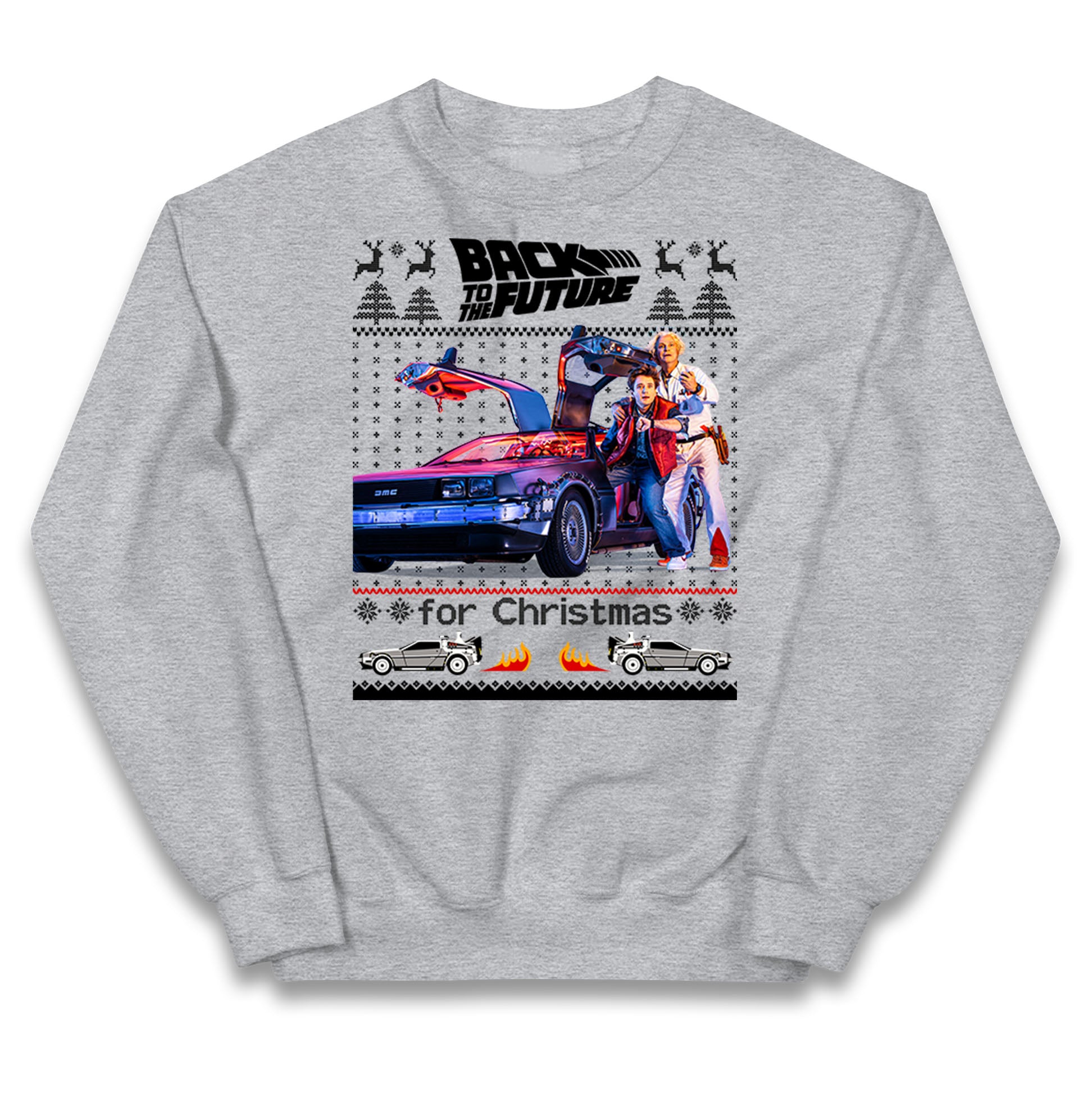 Back To The Future Christmas Kids Jumper