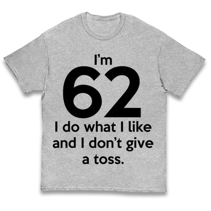62nd Birthday Kids T Shirt