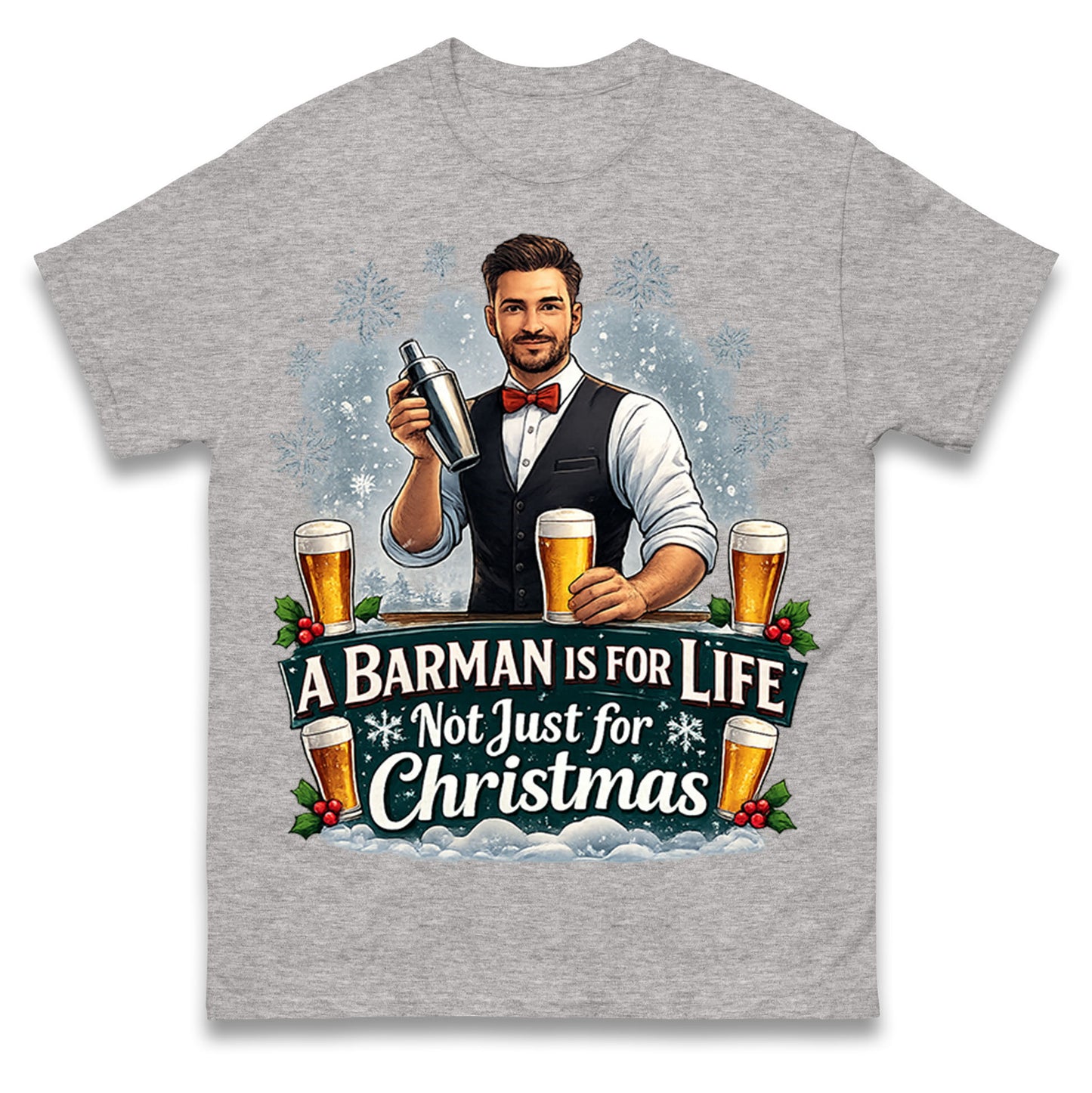 Barman Christmas T Shirt