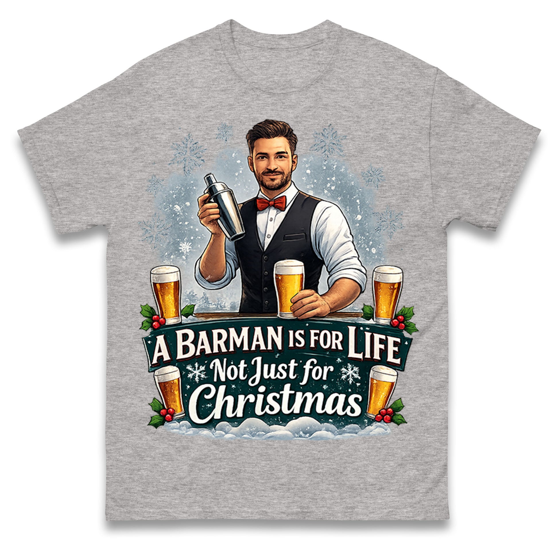 Barman Christmas T Shirt