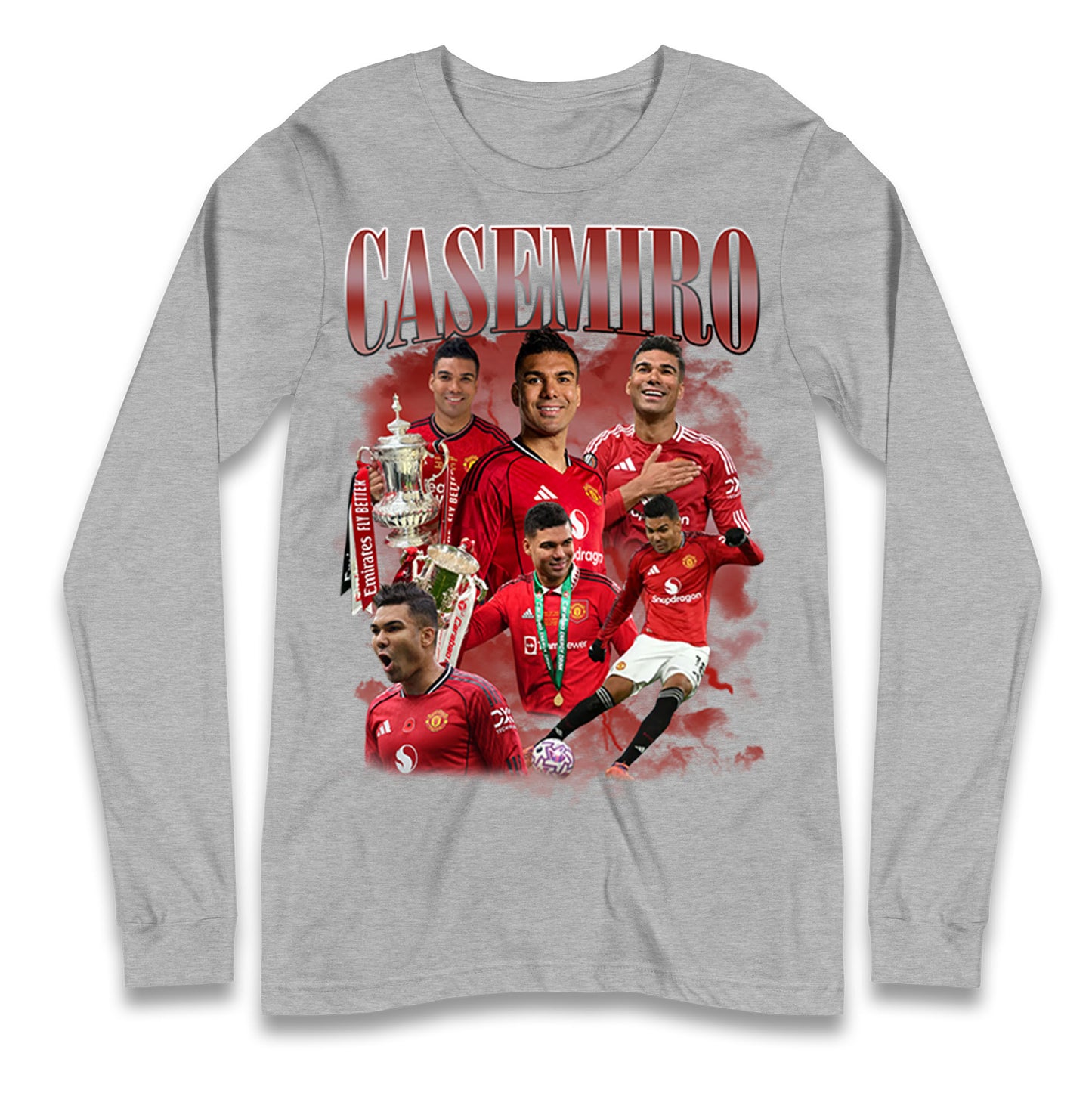 Casemiro Manchester United Longsleeve T Shirt
