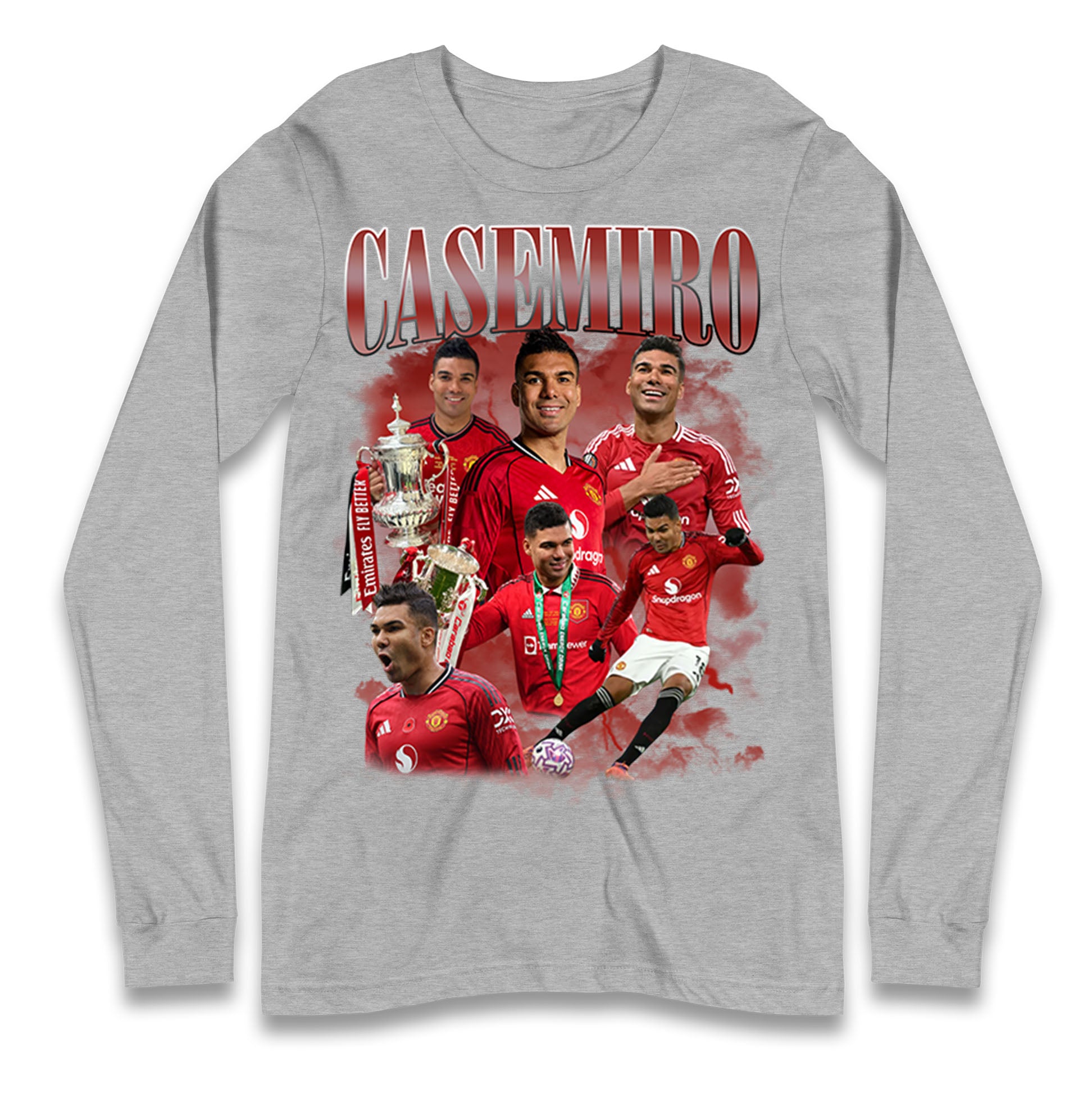 Casemiro Manchester United Longsleeve T Shirt